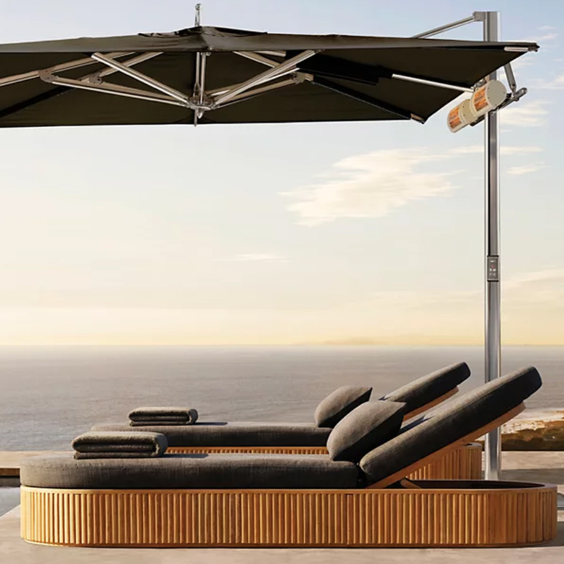 Outdoor Furniture Lounge Set - Outdoor-Pool-Sonnenliegen für Hotelmöbel-Sets, Freizeitmöbel, Klappbett, Chaiselongue,