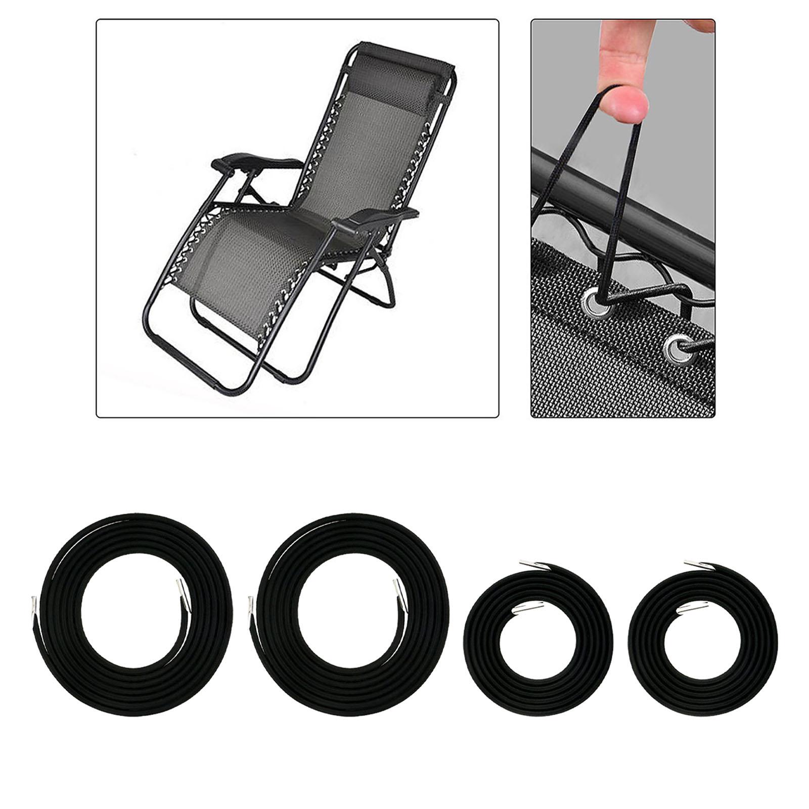 Outdoor Furniture Ofo - 4 Stück elastische Kordelschnüre, Ersatzkordel für