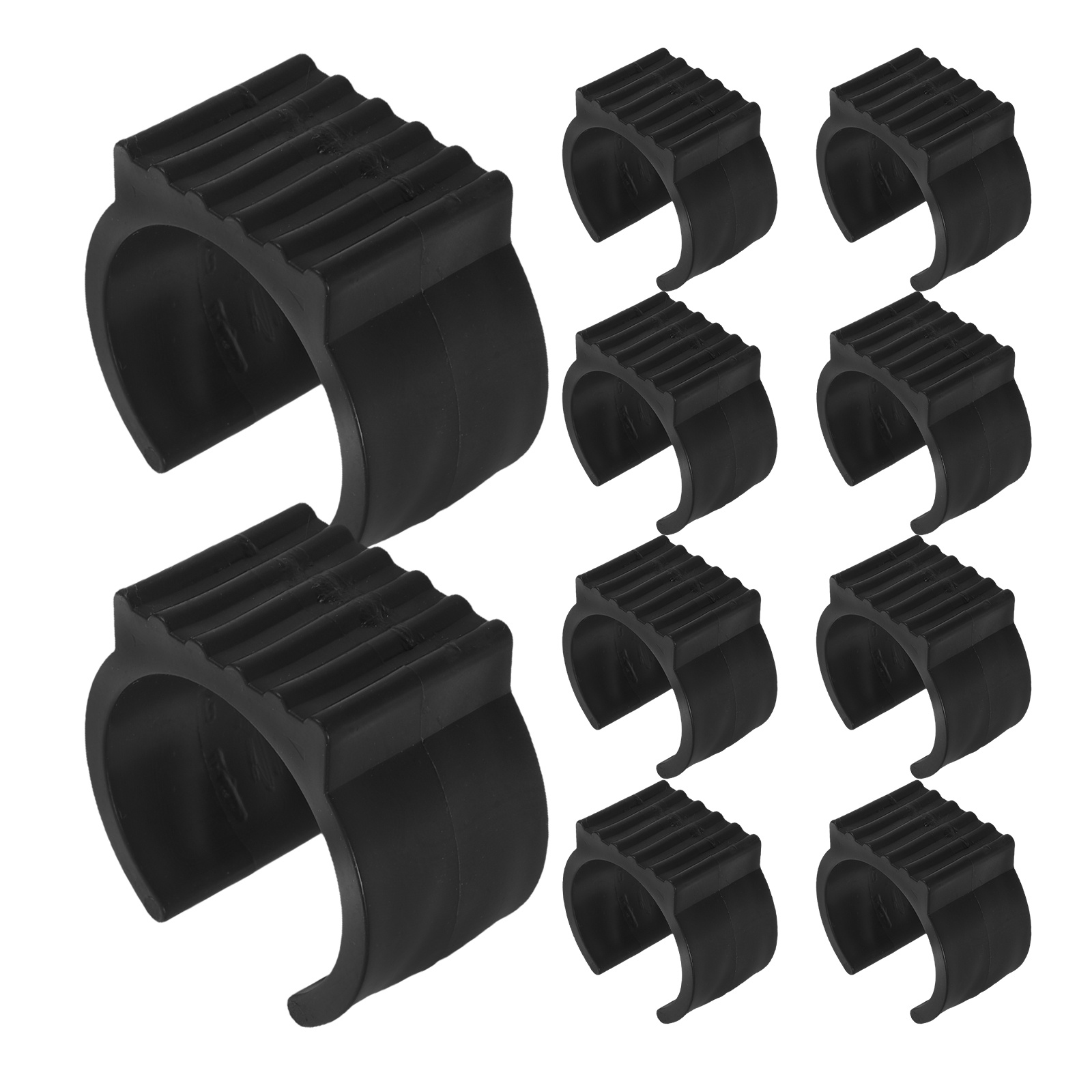 Outdoor Furniture Leg Protectors - 20 Stück Hängemattenständer-Fußpolster, 38–42 mm, U-förmige