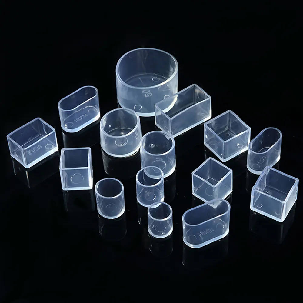 Outdoor Furniture Leg Protectors - 4 Stück Gummi-Möbel-Tisch-Stuhl-Silikon-Anti-Kratz-Matten, Esszimmer-Tisch-Stuhl-Beinschutzkappen