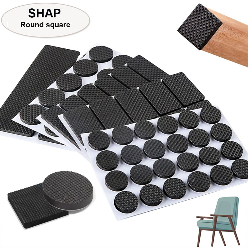 Outdoor Furniture Leg Protectors - Tischbeinschoner, Kratzfeste Beinpolster, Gummi-Antirutsch-Stuhlbeinpolster, Geräuschdämpfende Aufkleber,