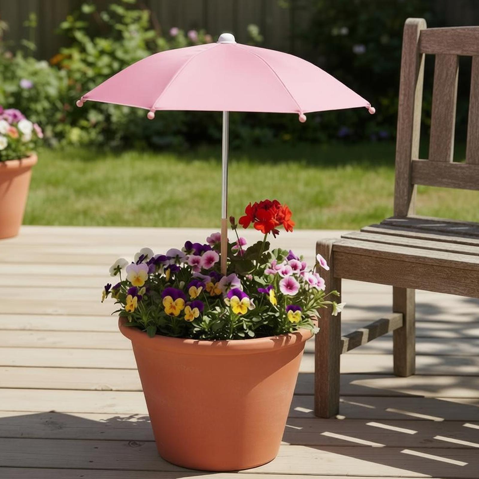 Outdoor Furniture With Umbrella - Pflanzenschirme für den Außenbereich, Windschutz, Sonnenschirm,