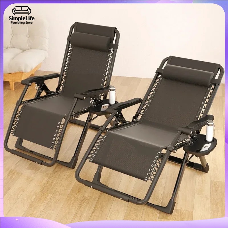 Outdoor Furniture Lounge Set - Schwerelosigkeits-Liegestuhl, tragbarer, faltbarer Outdoor-Liegestuhl für Camping,