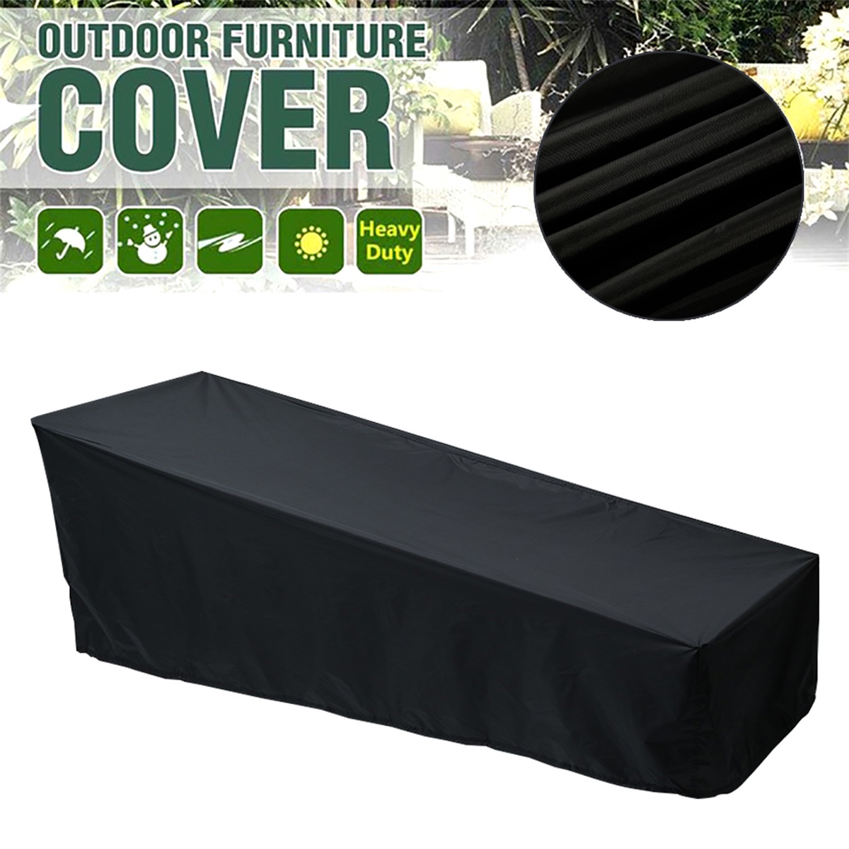 Outdoor Furniture Lounge Set - Outdoor Garten Sonnenliege Abdeckung Sonnenliege Abdeckung