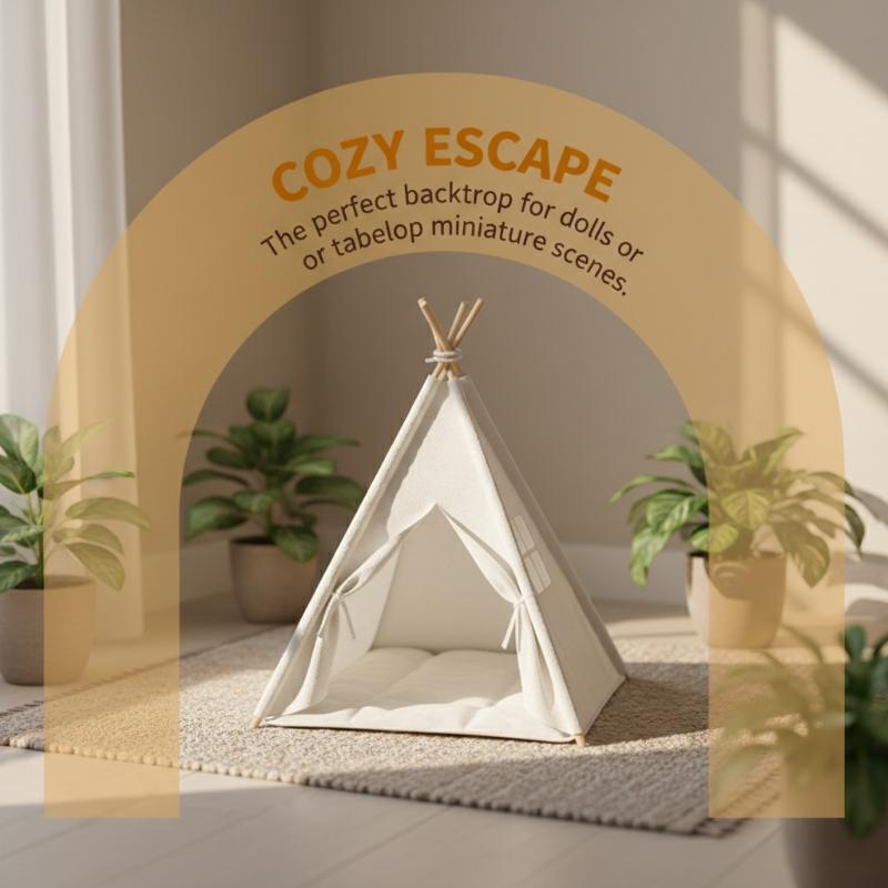 Outdoor Furniture Decor - [JN] 1:12 Maßstab Campingzelt-Modell Dekoration Simuliertes