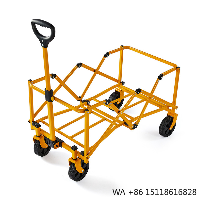 Outdoor Furniture Shop - Zusammenklappbarer Faltwagen, Strandwagen mit Großer Kapazität,