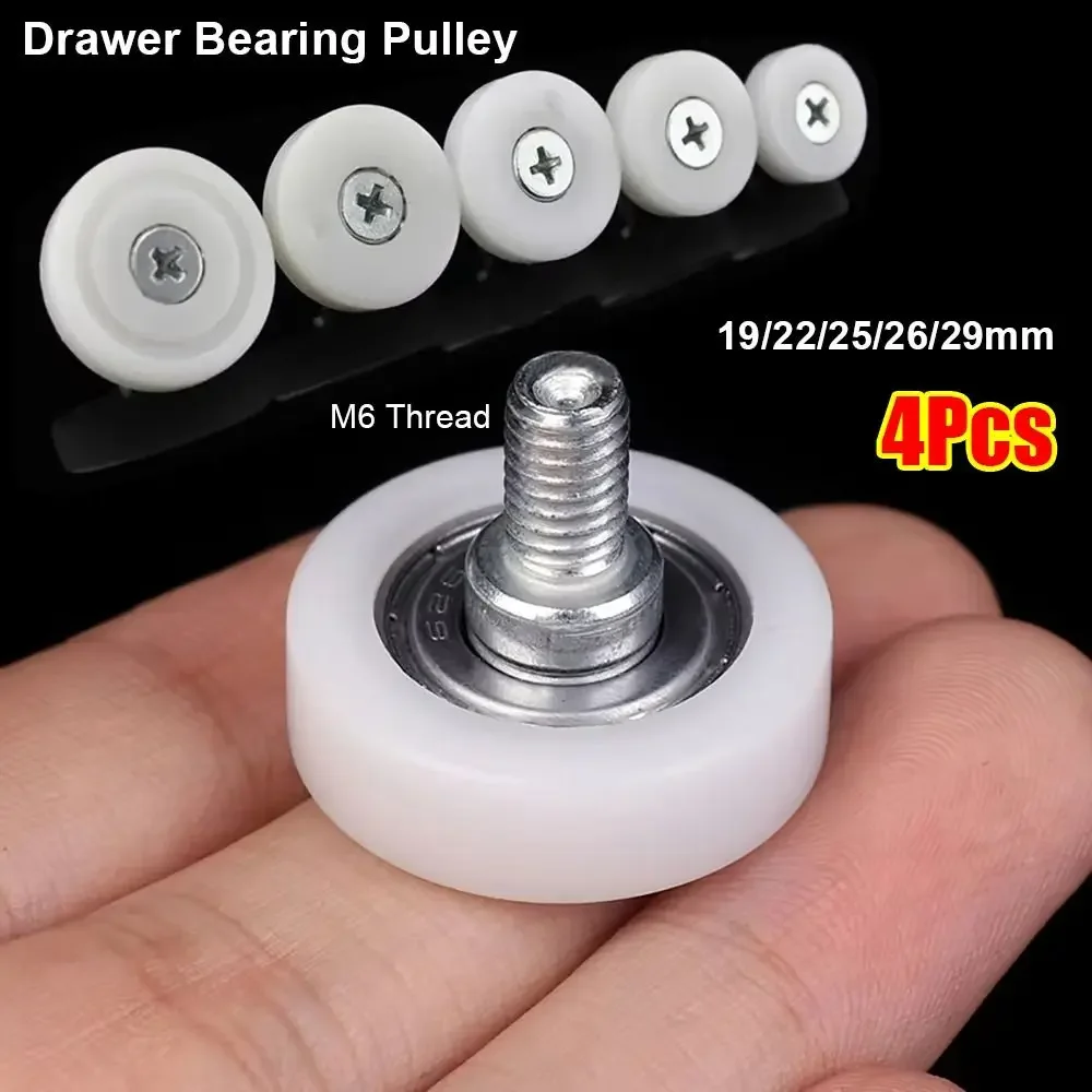 Outdoor Furniture Glides - 1Pcs Mit Schraube Schublade Lager Pulley