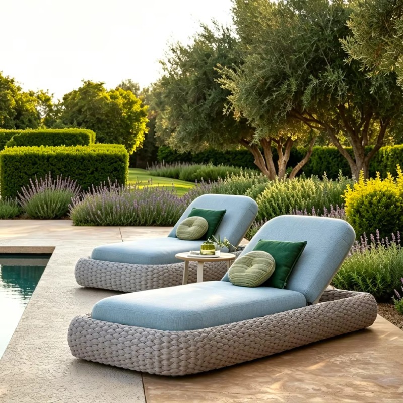 Maßgefertigte Sonnenliege mit  – Outdoor Furniture Quick Dry Bewertung und Preis