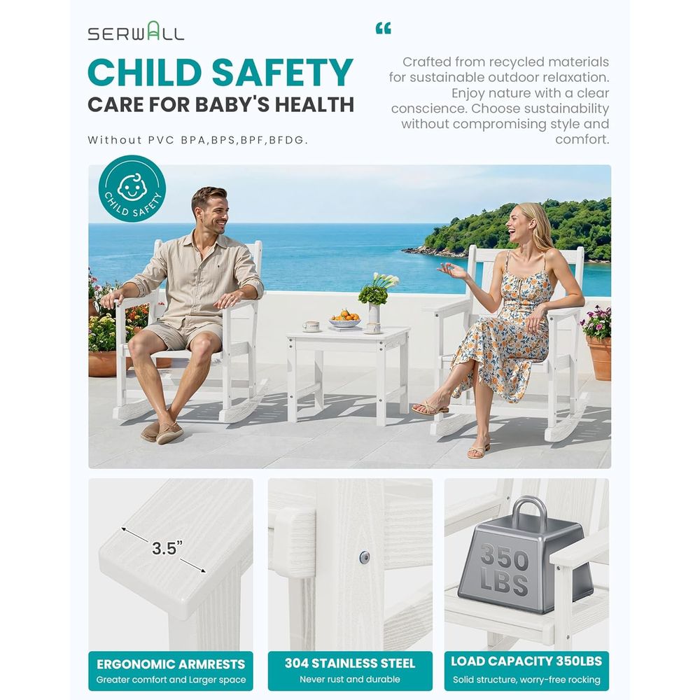 Outdoor-Schaukelstühle Set aus – Outdoor Furniture Ofo Bewertung und Preis