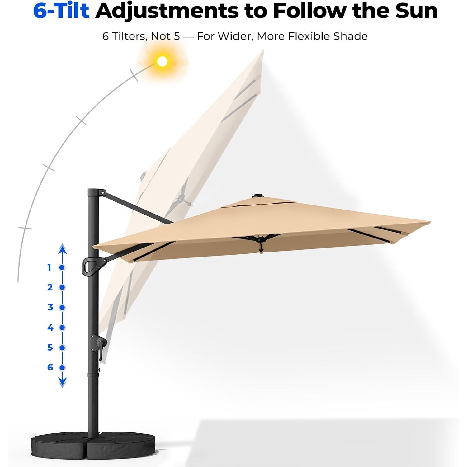 10x10 FT Ampelschirm für den A – Outdoor Furniture With Umbrella Bewertung und Preis