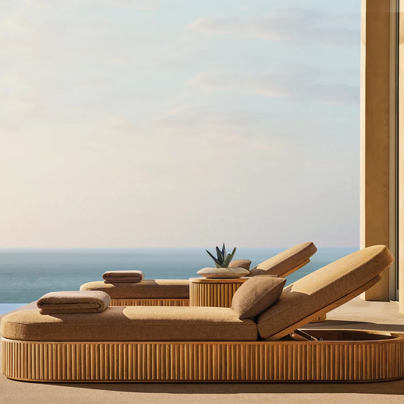 Outdoor-Pool-Sonnenliegen für  – Outdoor Furniture Lounge Set Bewertung und Preis