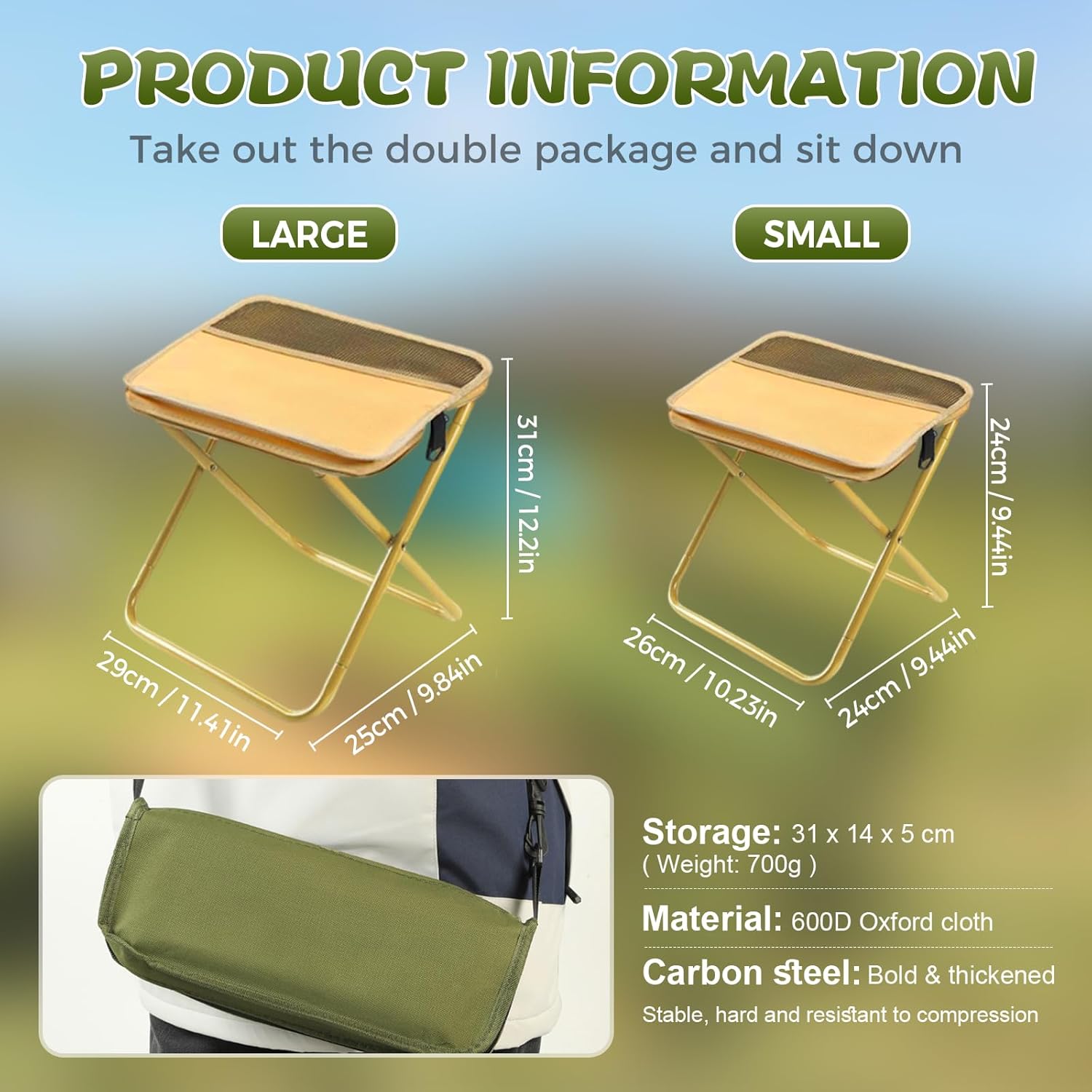 GMOX Tragbarer Klappbarer Camp – Outdoor Furniture Rope Bewertung und Preis