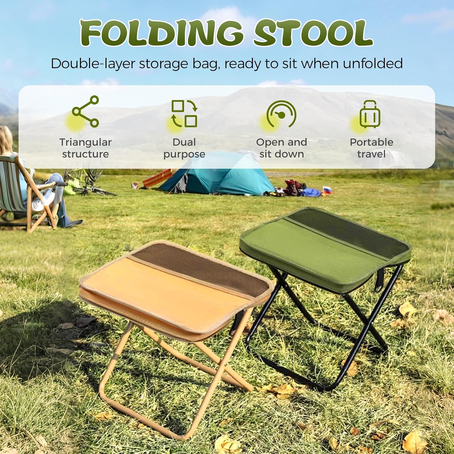 GMOX Tragbarer Klappbarer Camp – Outdoor Furniture Rope Bewertung und Preis