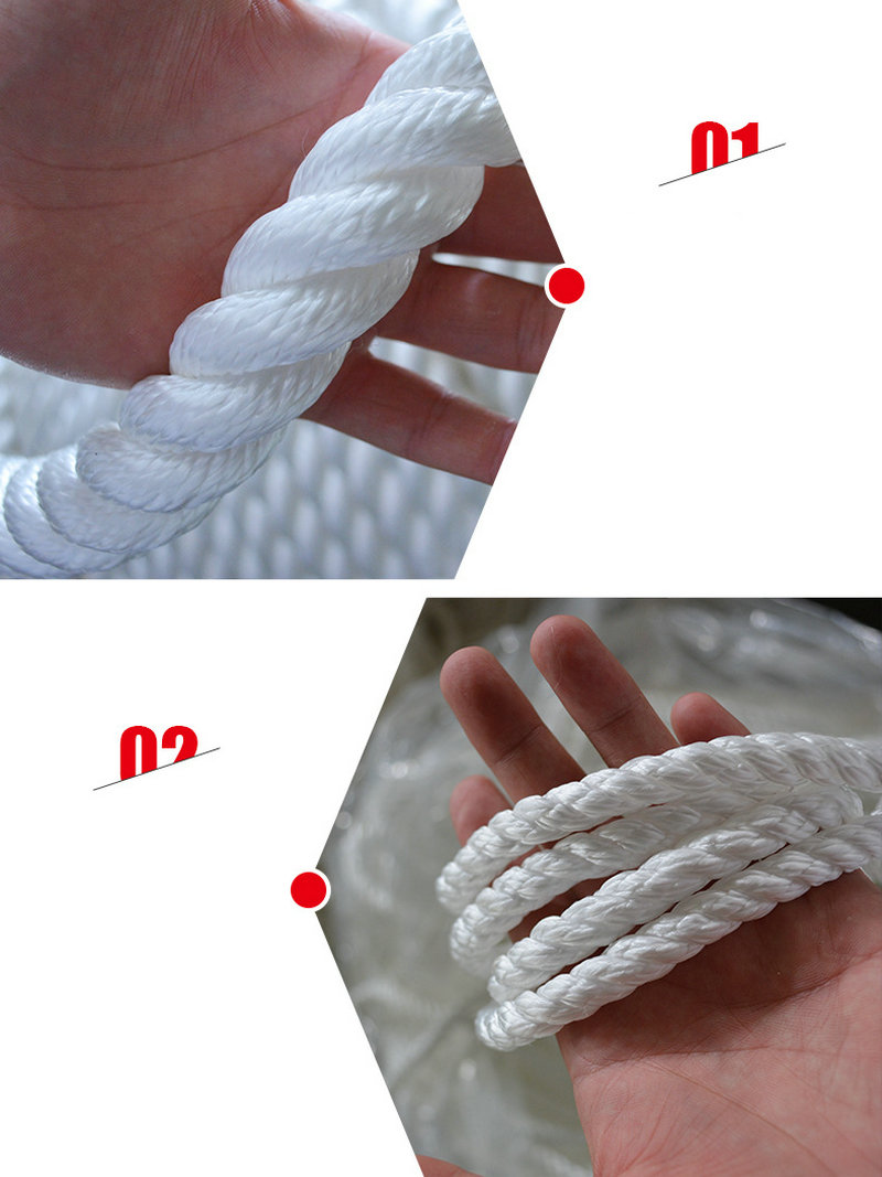 HQ 6-30 MM Reinem Weiß 100% Po – Outdoor Furniture Rope Bewertung und Preis