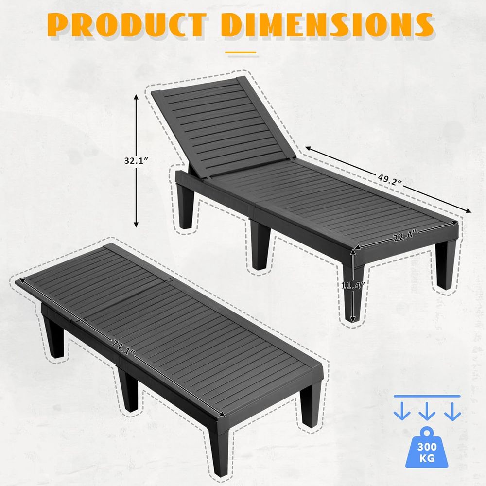 2er-Set, leichte Gartenstühle, – Outdoor Furniture Ofo Bewertung und Preis