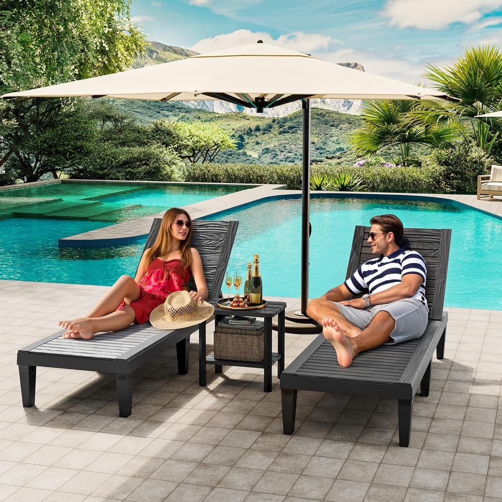2er-Set, leichte Gartenstühle, – Outdoor Furniture Ofo Bewertung und Preis