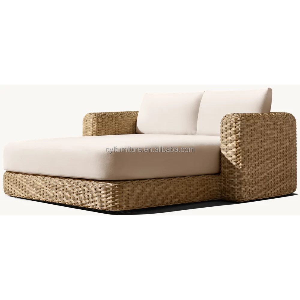 Modernes PE-Rattan-Tagesbett m – Outdoor Furniture Quick Dry Bewertung und Preis