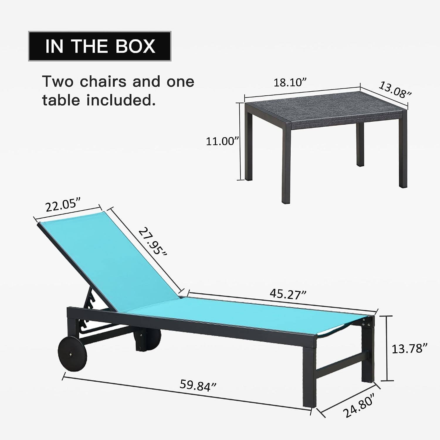 Pool-Liegestuhl mit Rädern, li – Outdoor Furniture Quick Dry Bewertung und Preis
