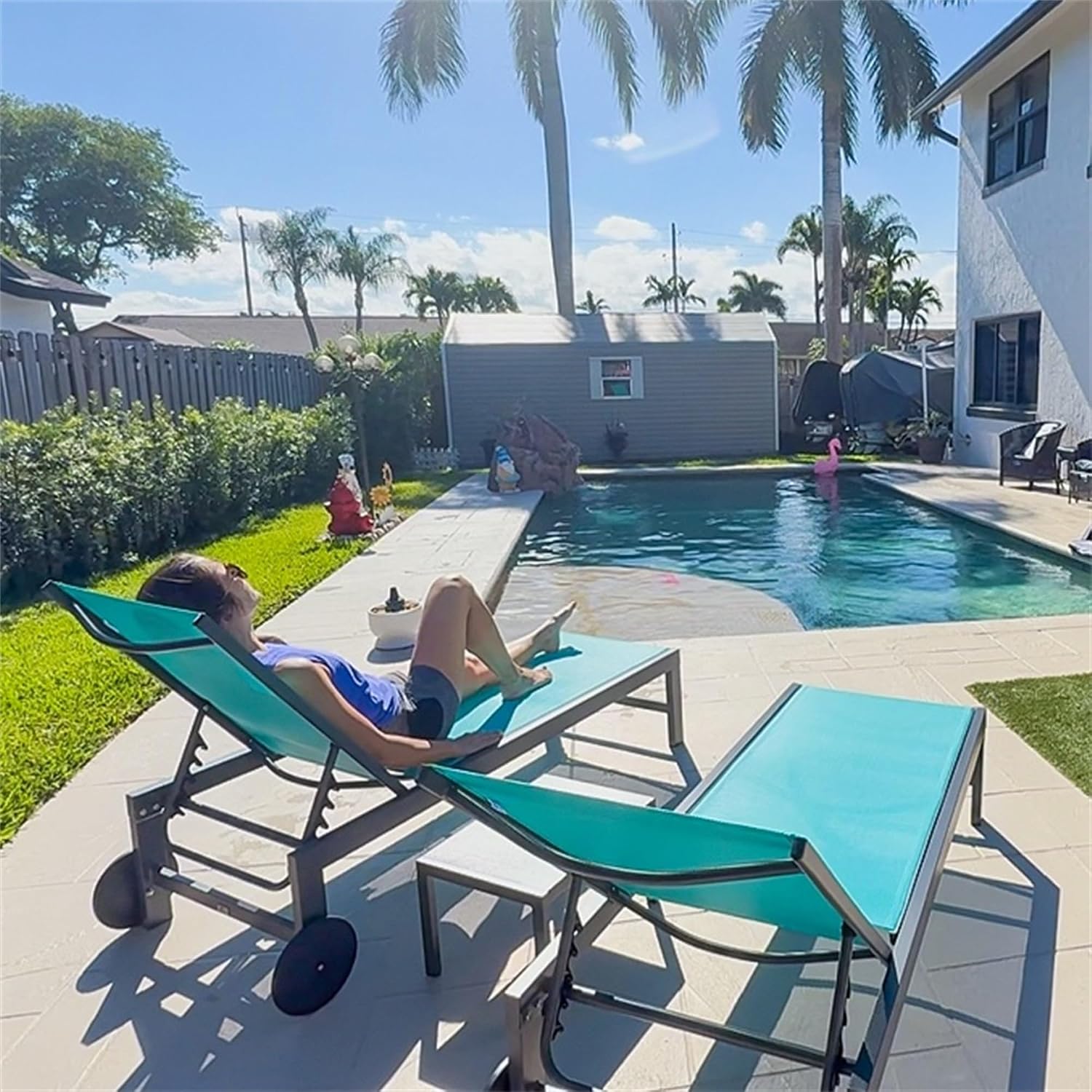 Pool-Liegestuhl mit Rädern, li – Outdoor Furniture Quick Dry Bewertung und Preis