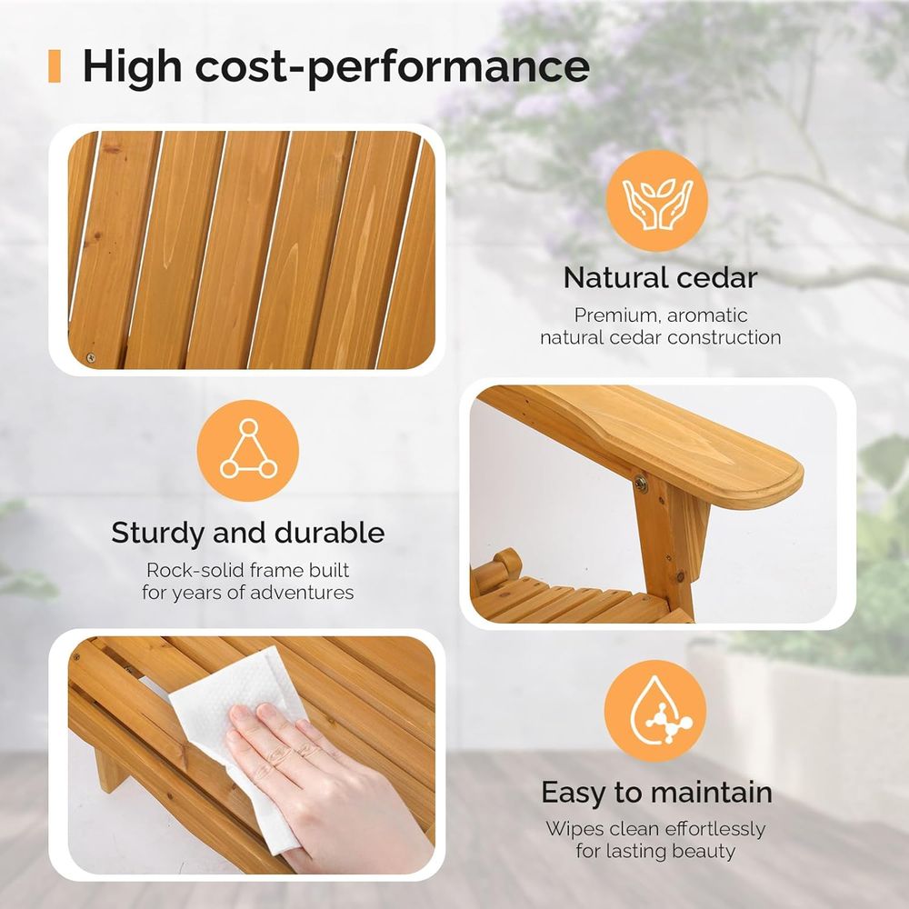 Klappbare Adirondack-Stühle im – Outdoor Furniture Ofo Bewertung und Preis