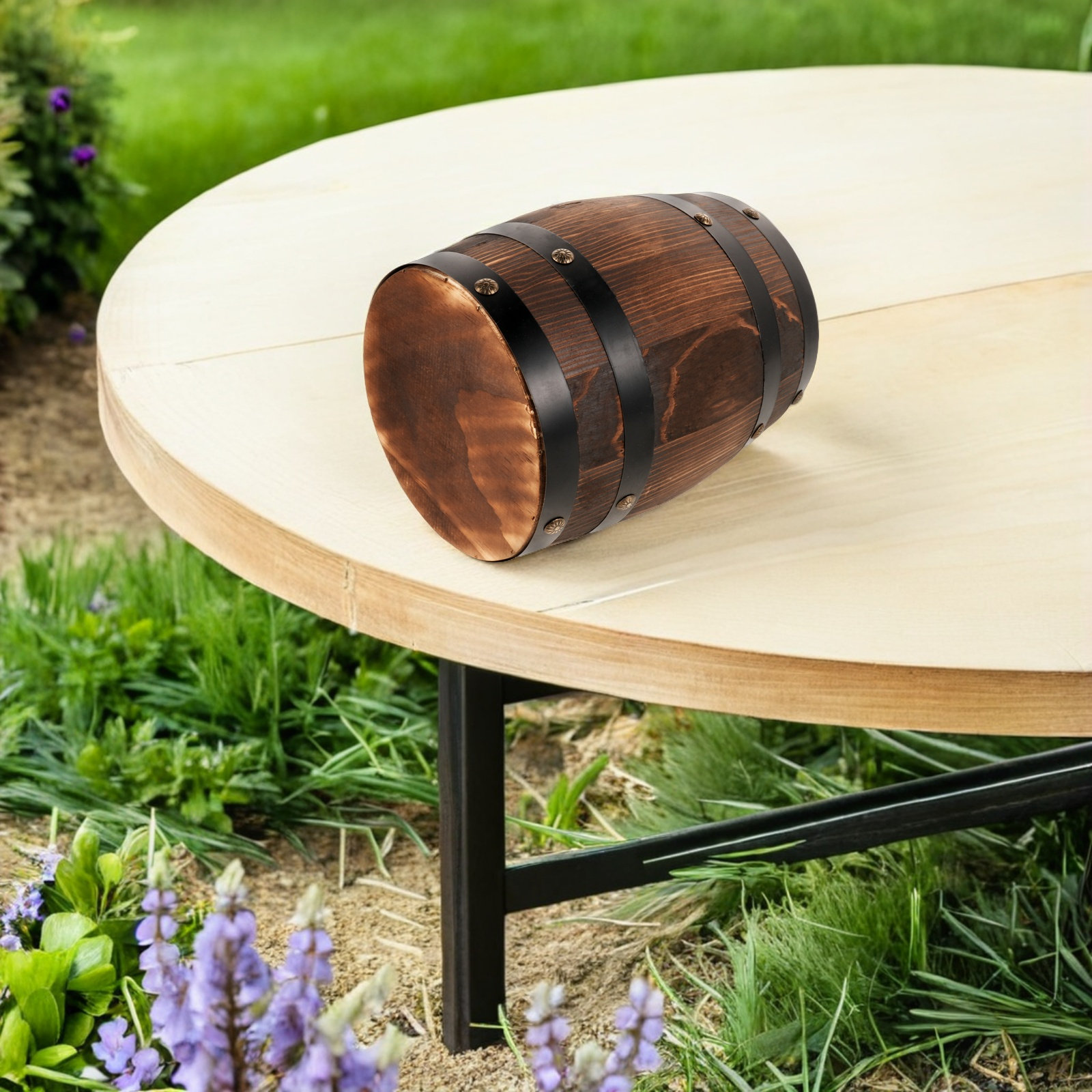 Holz-Outdoor-Fasshocker Vintag – Outdoor Furniture Decor Bewertung und Preis