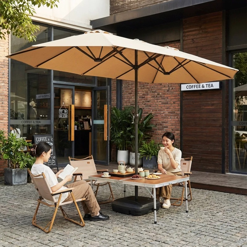Großer Outdoor-Sonnenschirm mi – Outdoor Furniture With Umbrella Bewertung und Preis