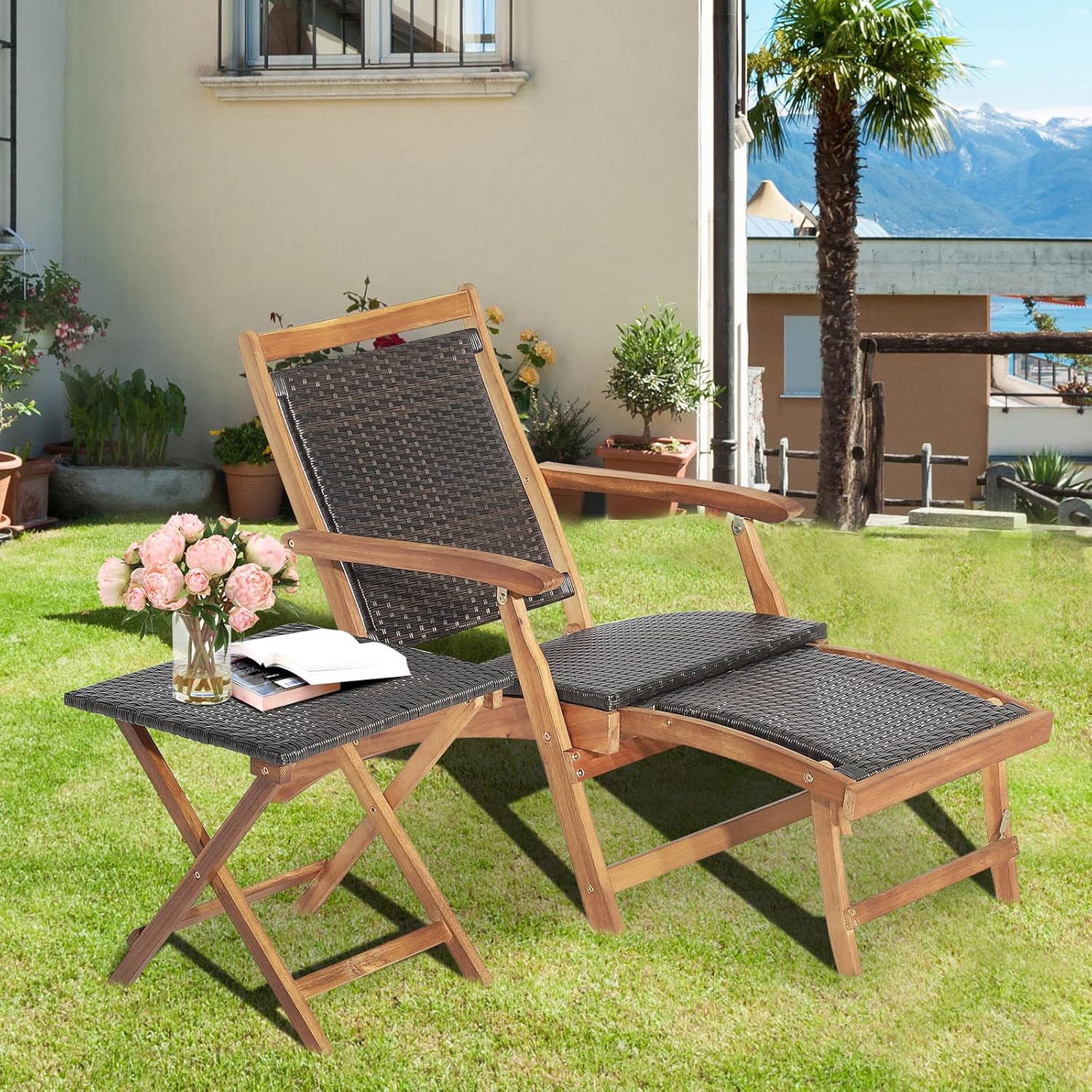 Klappbarer Outdoor-Loungesesse – Outdoor Furniture Lounge Set Bewertung und Preis
