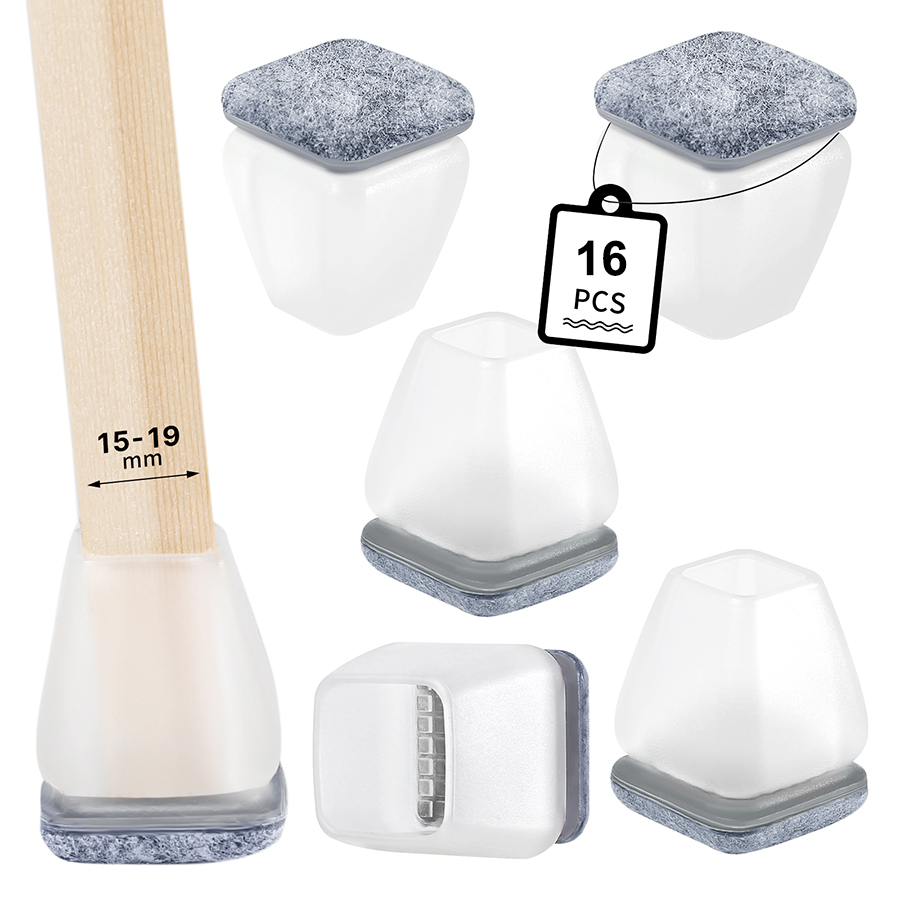 16 Stück Stuhl-Fußabdeckung, d – Outdoor Furniture Leg Protectors Bewertung und Preis